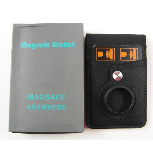 Magsafe Wallet Stand with Airtag Holder, Strong Magnetic Wallet - Picture 1 of 5